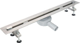 Easy Drain - Compact 30 - Stainless steel shower channel - with stainless steel slot grate 