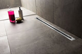 Easy Drain - Compact 30 - Stainless steel shower channel - with stainless steel slot grate 
