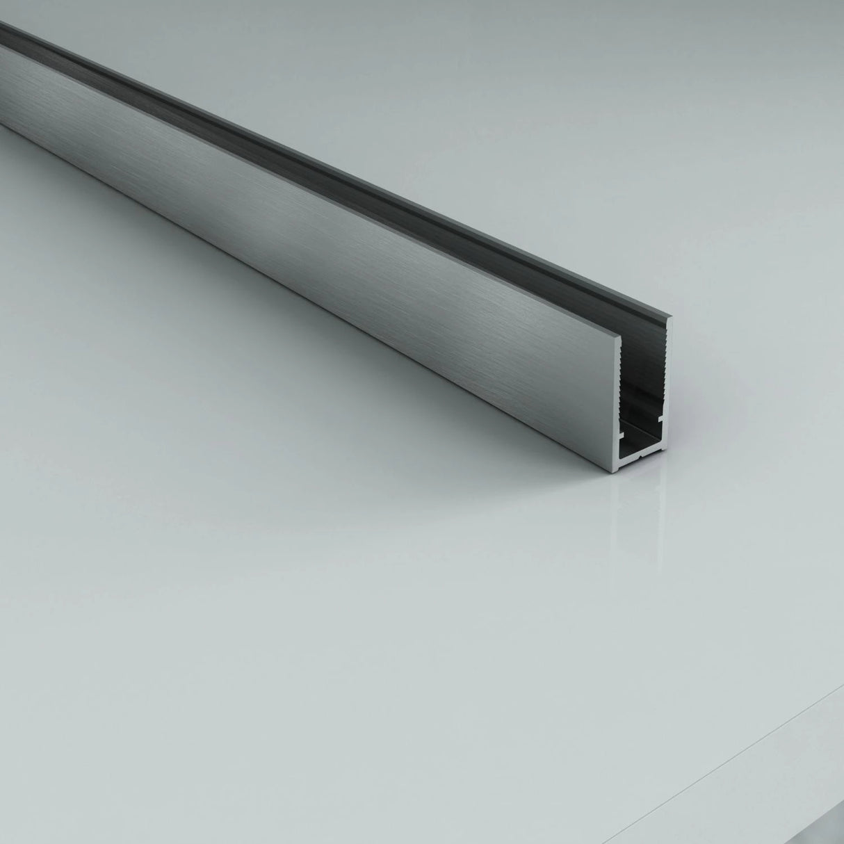 Wall profile 200 cm - For shower wall - Gray