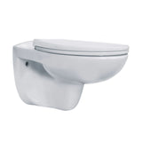 Comfort Line - Corto Wall-mounted toilet Combipack without flushing rim - White