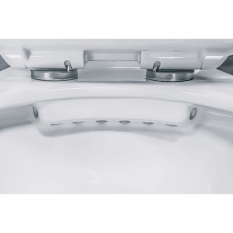 Aloni PRO Hangtoilet Randloos – met Softclose Zitting – Glanzend Wit