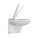 Comfort Line - Corto Wall-mounted toilet Combipack without flushing rim - White