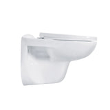 Comfort Line - Corto Wall-mounted toilet Combipack without flushing rim - White