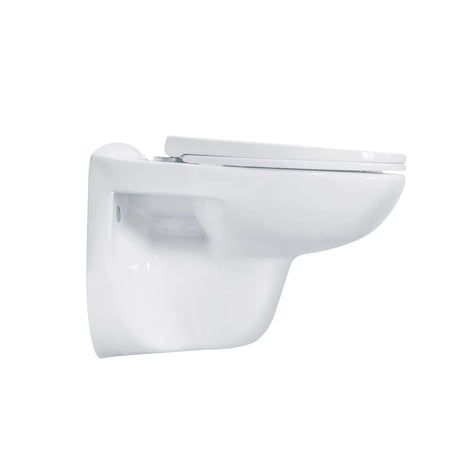 Aloni PRO Hangtoilet Randloos – met Softclose Zitting – Glanzend Wit