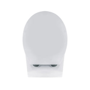 Complete toiletset bestaande uit TECEprofil inbouwreservoir en Aloni Pro randloos hangtoilet met wit bedieningspaneel.
