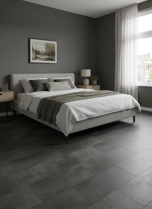 Beautifloor Klik Vinyl Artisti Guardi PVC tegel met realistische steenstructuur.
