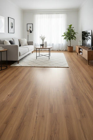 Beautifloor Klik Vinyl Citta Brescia PVC plank met realistische houtstructuur en V4-groef.