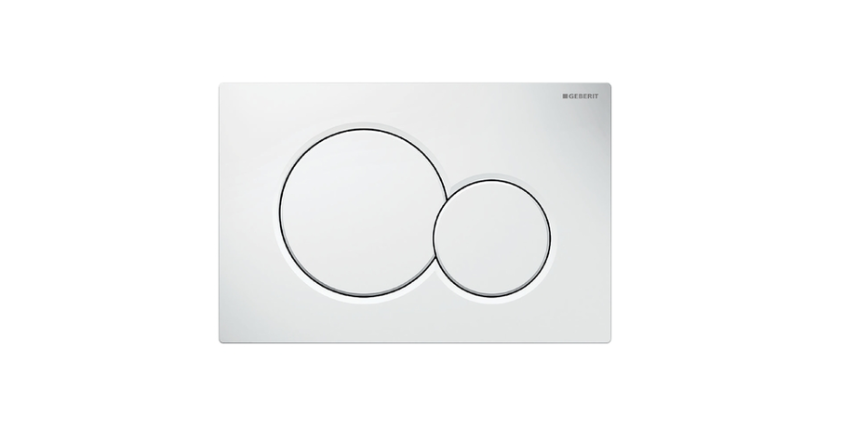 Geberit Sigma - 01 Betätigungsplatte - Sigma 01 DF - frontal betätigt