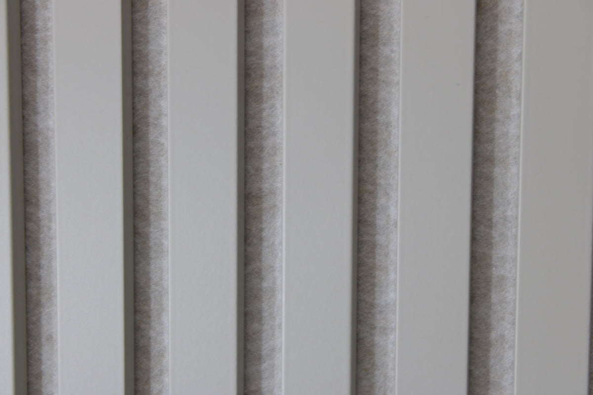 Akustikwandpaneel Beige/Taupe – 270 cm x 60 cm | Luxuriöses Design