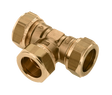 Bonfix T-koppeling 12mm knel, uitgevoerd in hoogwaardig messing.