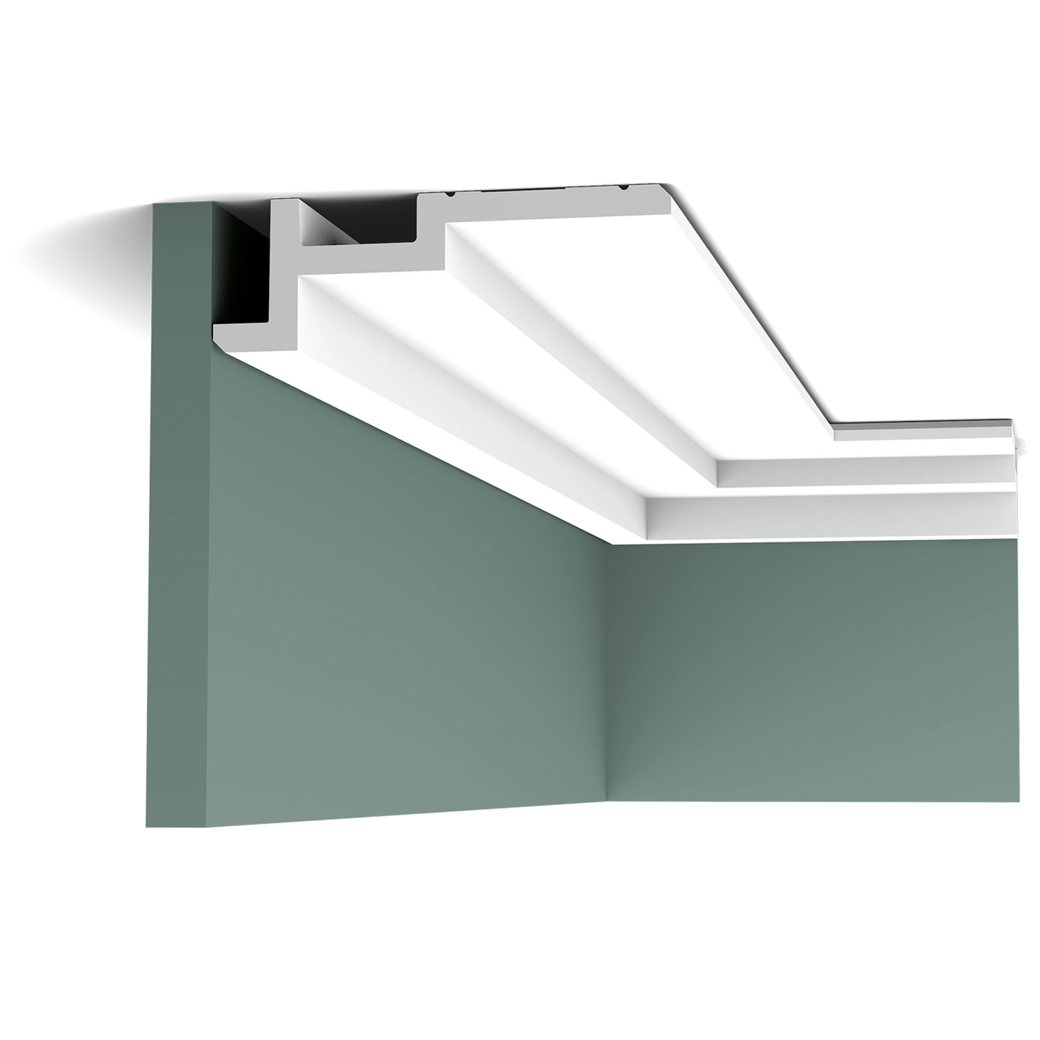 C396 STEPS - Plafond Sierlijst - L 200 x H 6,1 x B 18,5 cm