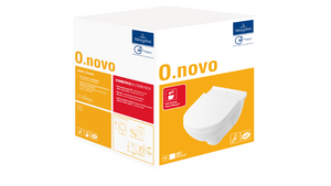 Villeroy & Boch O.novo - combi-pack with wall-mounted toilet and deep-flush seat