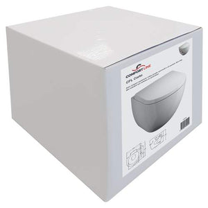 Comfort Line - Corto Wand-WC-Kombipack spülrandlos - Weiß