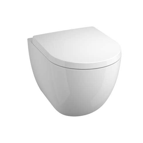 Comfort Line - Corto Wand-WC-Kombipack spülrandlos - Weiß