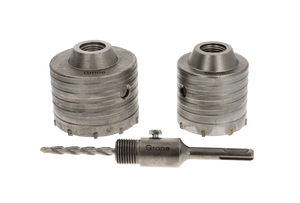Diamantboorset - Boorset – 65 & 80 mm – SDS-PLUS – 2-delig met centreerboor & koffer