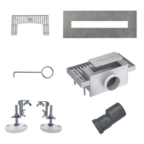 Gouden douchegoot van roestvrij staal – vloerafvoer badkamer – diverse maten