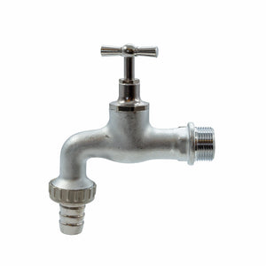 Dubbeldienstkraan 355 - 1/2" - Mat Chroom