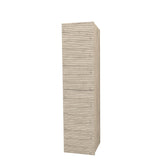 Elite Kolomkast 160 cm – Licht Hout met Horizontaal Reliëf