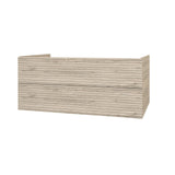 Elite Onderkast 120 cm – Licht Hout met Horizontaal Reliëf