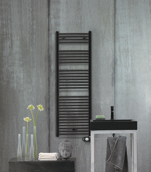 Elektrischer Design-Heizkörper 786 x 400 mm – 300 W – Mattschwarz