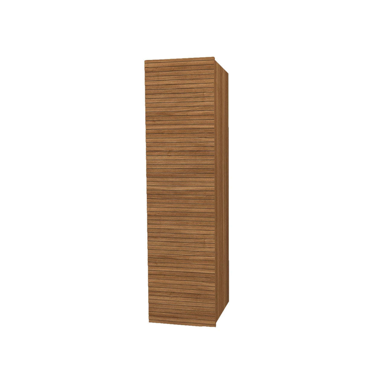 Elite Kolomkast 135cm – Walnoot Houtlook met Horizontaal Reliëf