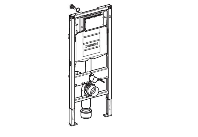 Geberit Duofix WC-element m. Sigma reservoir 12cm (UP320)