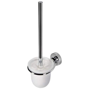 Geesa Luna - WC-Bürstengarnitur Chrom mit mattem Glaseinsatz