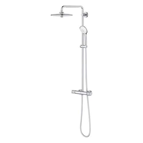 Grohe Euphoria - 260 Shower System – Thermostatic, Chrome, Hand Shower & Rain Shower