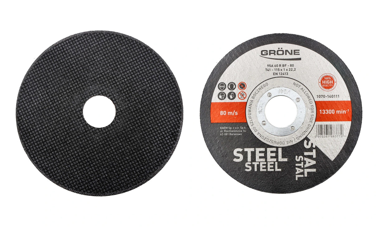 Gröne - Corundum Cutting Disc for Steel