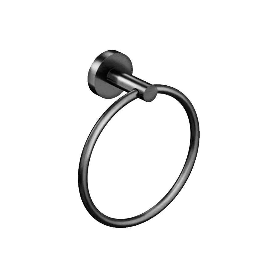 Handdoekring 16cm - Gunmetal Grijs