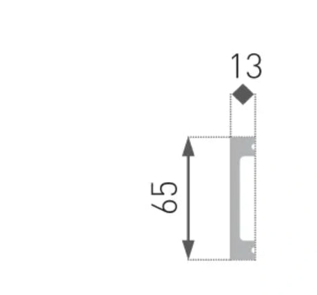 Intero Deurframe Strip HD-1 van hard geëxtrudeerd polystyreen voor deurposten