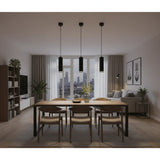 LED Hanglamp – Horoz Electric – 10W - GU10 – Excl lichtbron – IP20 - Zwart