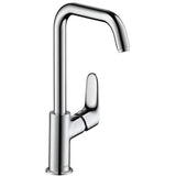 Hansgrohe Focus Waschtischmischer 240 - Schwenkauslauf 120° ohne Ablaufgarnitur, Chrom