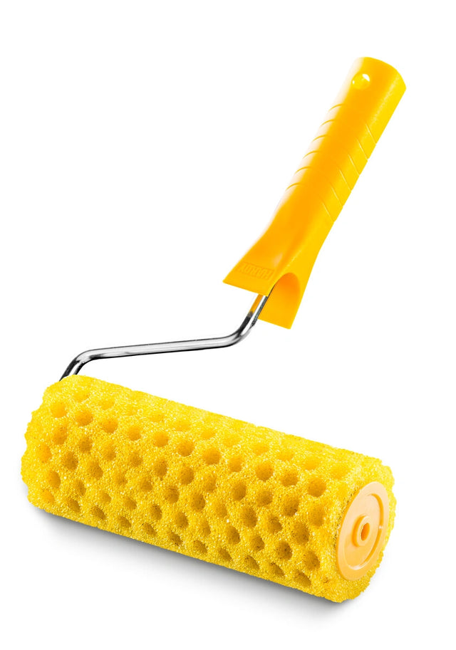 Hardy honeycomb decoratieve verfroller (18 cm) is het ideale gereedschap voor het creëren van decoratieve effecten op muren en plafonds. Geschikt voor acryl-, keramische en latexverven. Comfortabel handvat, geschikt voor telescoopstokken.