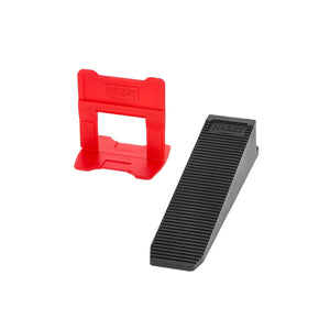 Hardy - Tegel Level Systeem 2mm – 300 Klips + 100 Klinen in Emmer