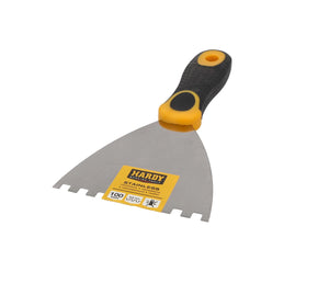 Hardy 82 - Toothed Putty Knife – 10 cm | Tooth 6x6 mm | Stainless Steel with 2K Handle