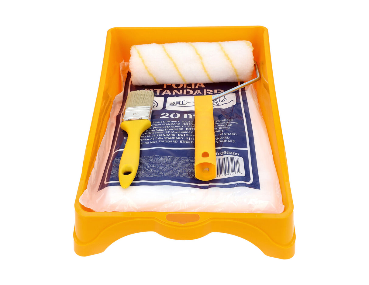 Hardy - Verfset 91 - met Vachtrollers, Beschermfolie & Kwast