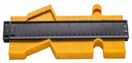 Hardy Profielmal - 250 mm - Contourmeter - Vormenkopieerder - Voor Laminaat, Tegels en Houtbewerking - Professioneel