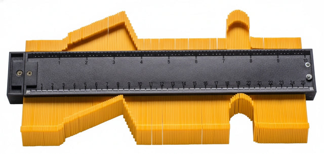 Hardy Profielmal - 250 mm - Contourmeter - Vormenkopieerder - Voor Laminaat, Tegels en Houtbewerking - Professioneel