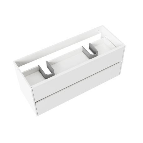 Elite Unterschrank 120 cm - Helles Holz mit horizontalem Relief