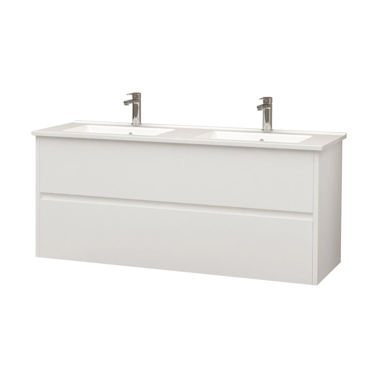 Hayat Wastafelonderkast 119,5 cm – Greeploos, Softclose, Wit