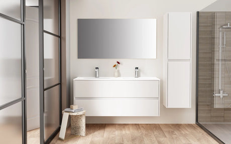 Hayat Wastafelonderkast 119,5 cm – Greeploos, Softclose, Wit