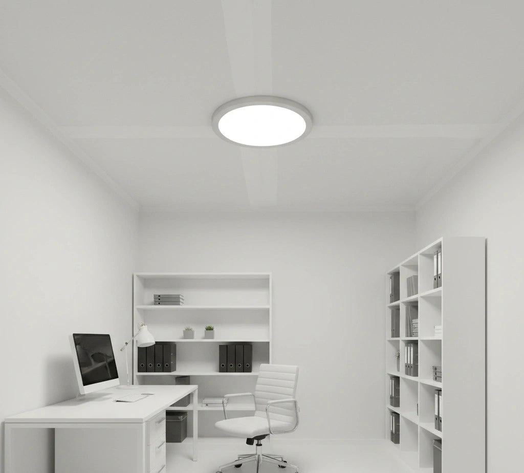 LED-Panel Slim-18 – Rund – Weiß – Einbau – 18W