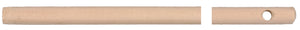 Bouwshop Utrecht - Houten Steel 130 cm – Universele, Sterke Steel voor Bezem of Dweil