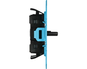 ION INDUSTRIES inbouw basiselement 3-standenschakelaar met nulstand voor ventilatiebediening V1-J1 serie blauw - Bouwshop Utrecht