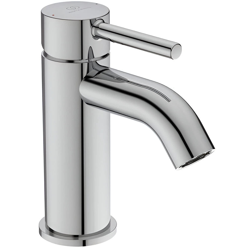 Ideal Standard Kolva 1-greeps wastafelmengkraan in chroom met push-open afvoerplug.
