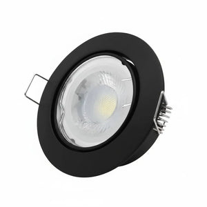 LED inbouwspots set dimbaar zwart 