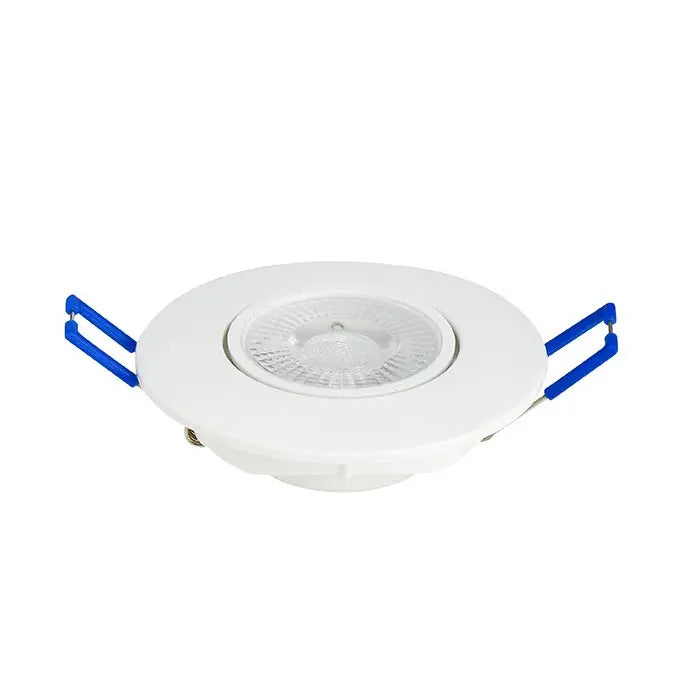 Schwenkbarer LED-Einbaustrahler – 3 CCT – 85 mm, Schwarz/Weiß