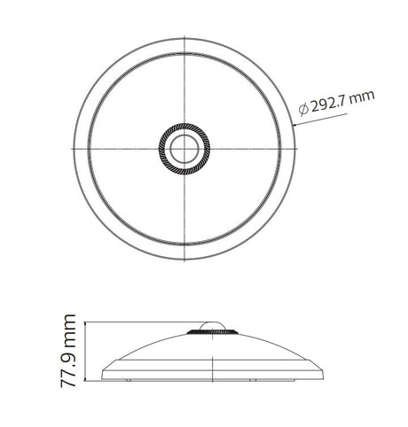 LED Sensor 360° Decoratieve Plafondlamp – 16W - 4200K