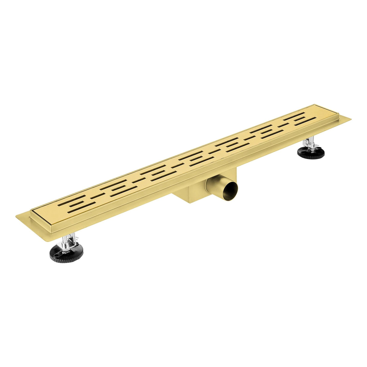 Easy Drain - Compact 30 - Stainless steel shower channel - with stainless steel slot grate 